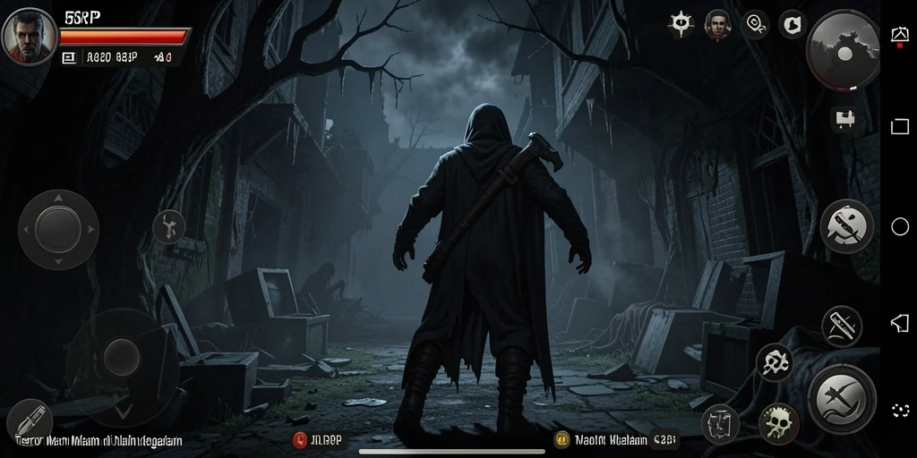 Tampilan gameplay 55RP yang mencekam dan penuh ketegangan.