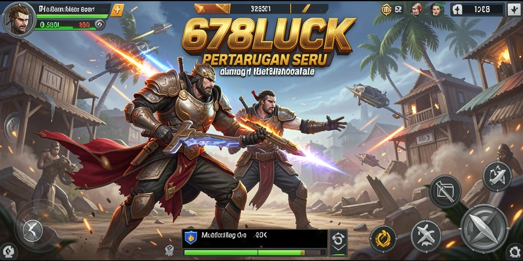 Screenshot gameplay 678LUCK menampilkan aksi seru Battle Royale.
