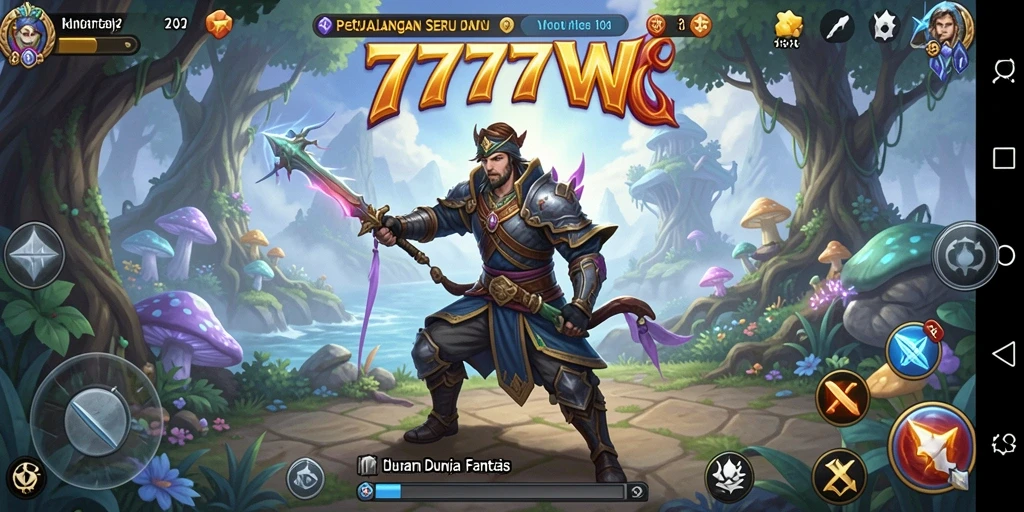 Screenshot gameplay 7777W menampilkan petualangan seru.