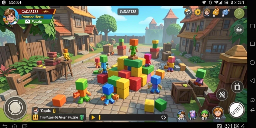 Tampilan gameplay CADAS138 yang menantang dan penuh warna.