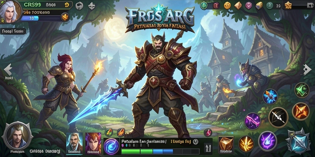 Tampilan gameplay memukau dari CRS99 dalam aksi ARPG