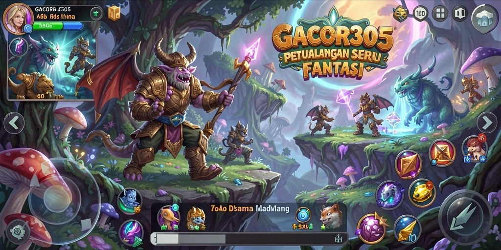 Tangkapan layar GACOR305 menampilkan aksi petualangan yang seru.