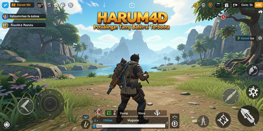Tampilan gameplay Open World yang memukau dari HARUM4D.