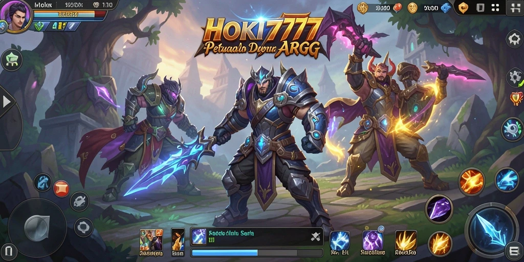 Screenshot HOKI777 menampilkan aksi seru dalam pertempuran ARPG.