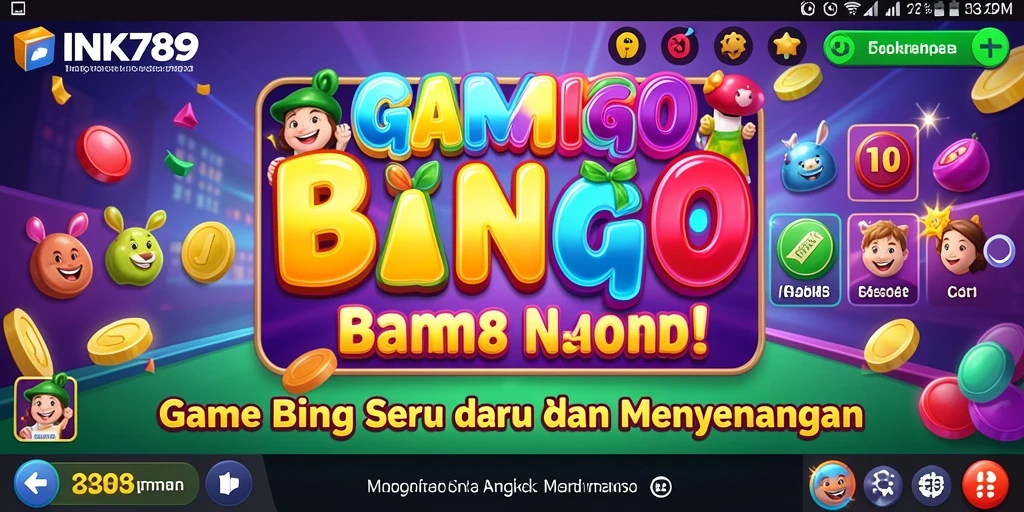 Tampilan gameplay Bingo yang seru dan menarik di INK789.