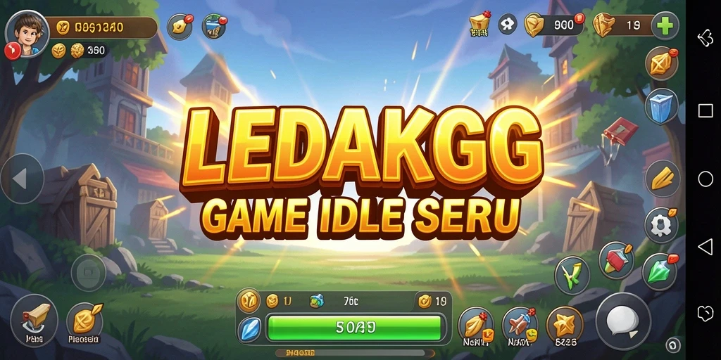 Tampilan gameplay menarik dari LEDAKGG yang santai.