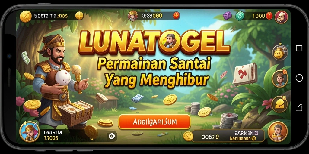 Tampilan gameplay yang menarik dan menyenangkan di LUNATOGEL.