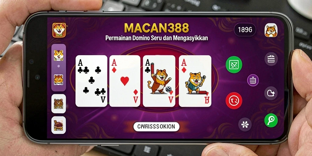 Screenshot gameplay MACAN388 yang menunjukkan aksi seru permainan Domino.