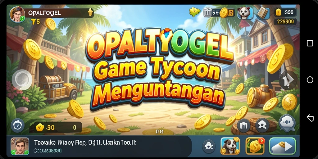 Tampilan gameplay Tycoon yang menantang dan interaktif di OPALTOGEL.
