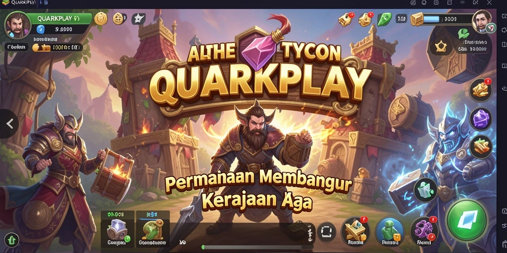 Tampilan gameplay yang menarik dalam QUARKPLAY dengan berbagai pilihan strategi.