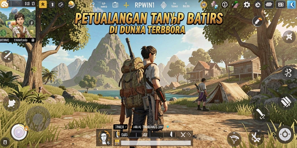 Tampilan gameplay Open World yang menakjubkan dalam RPWIN1.