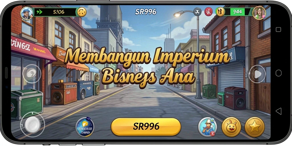 Tampilan menarik dari gameplay <strong>SR996</strong> menampilkan strategi Tycoon yang menarik.