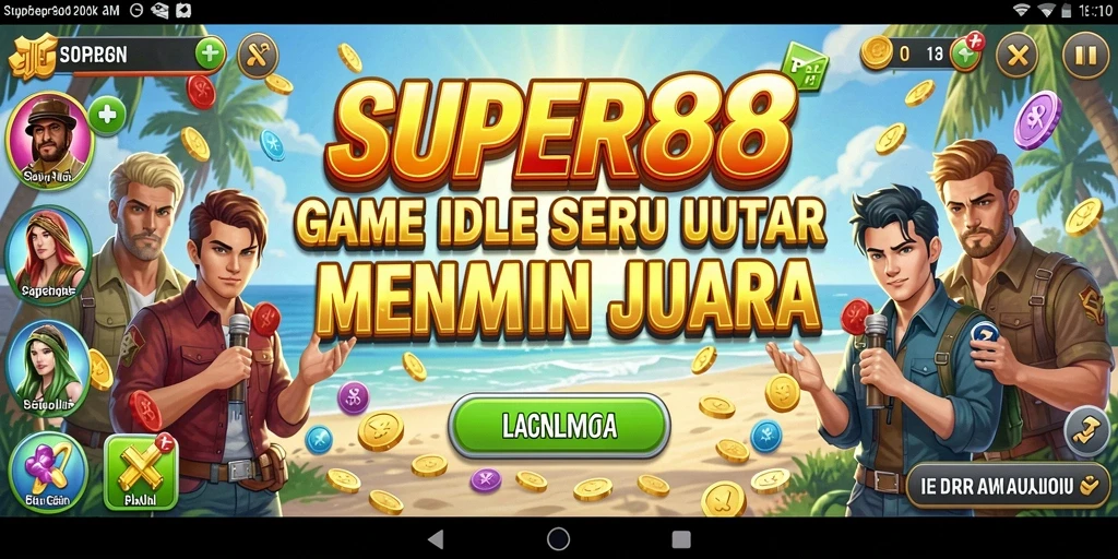 Tampilkan gameplay menarik dari SUPER88 dalam aksi idle.
