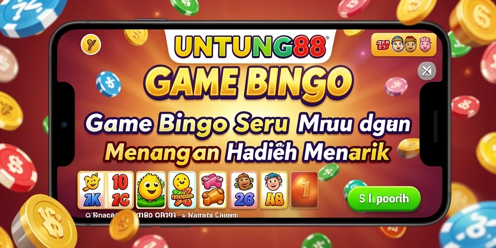 Tampilan gameplay Bingo yang menarik dan penuh warna di UNTUNG88.